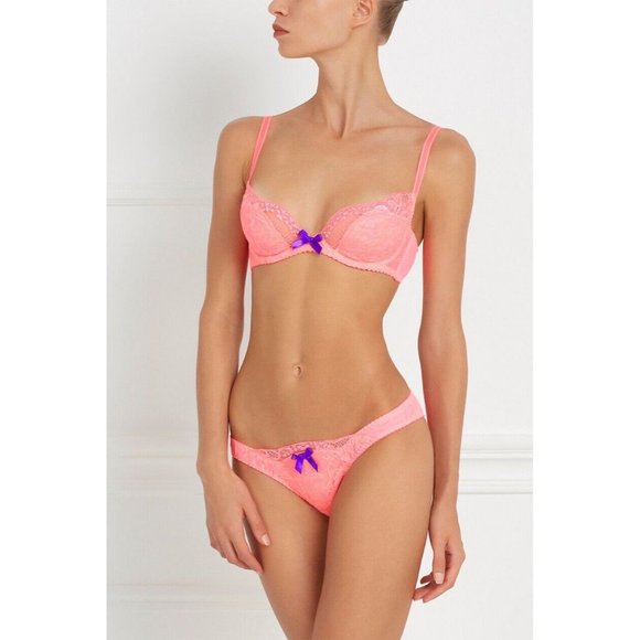 Agent Provocateur Pammie Pink Brief AP4 Large NWT - Picture 8 of 16